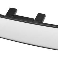 Yoolight Car Rearview Mirrors, Car Universal 12'' Interior Clip On Panoramic Rear View Mirror Wide Angle Rear View Mirror (12" L x 2.8" H)