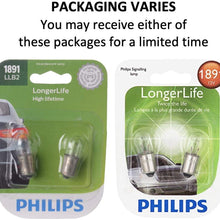 Philips 1891 LongerLife Miniature Bulb, 2 Pack