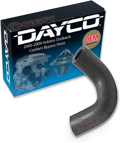 Dayco Coolant Bypass Hose for 2000-2009 Subaru Outback 2.5L H4 Pipe To Thermostat - Radiator Engine