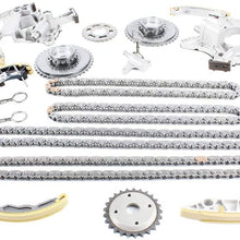 DNJ TK814 Timing Chain Kit for 2005-2009 / Audi / A4, A4 Quattro, A6, A6 Quattro / 3.2L / DOHC / V6 / 24V / 3123cc / BKH