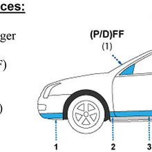 QAA fits 2017-2020 Honda CR-V 6 Piece Stainless Pillar Post Trim PP17236