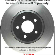 Detroit Axle - Pair (2) Front Disc Brake Kit Rotors w/Ceramic Pads w/Hardware & Brake Kit Cleaner & Fluid for 2003 2004 2005 Infiniti FX35 FX45