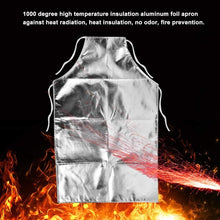 1000 Degree Heat Resistant Working Apron Aluminum Foil Apron