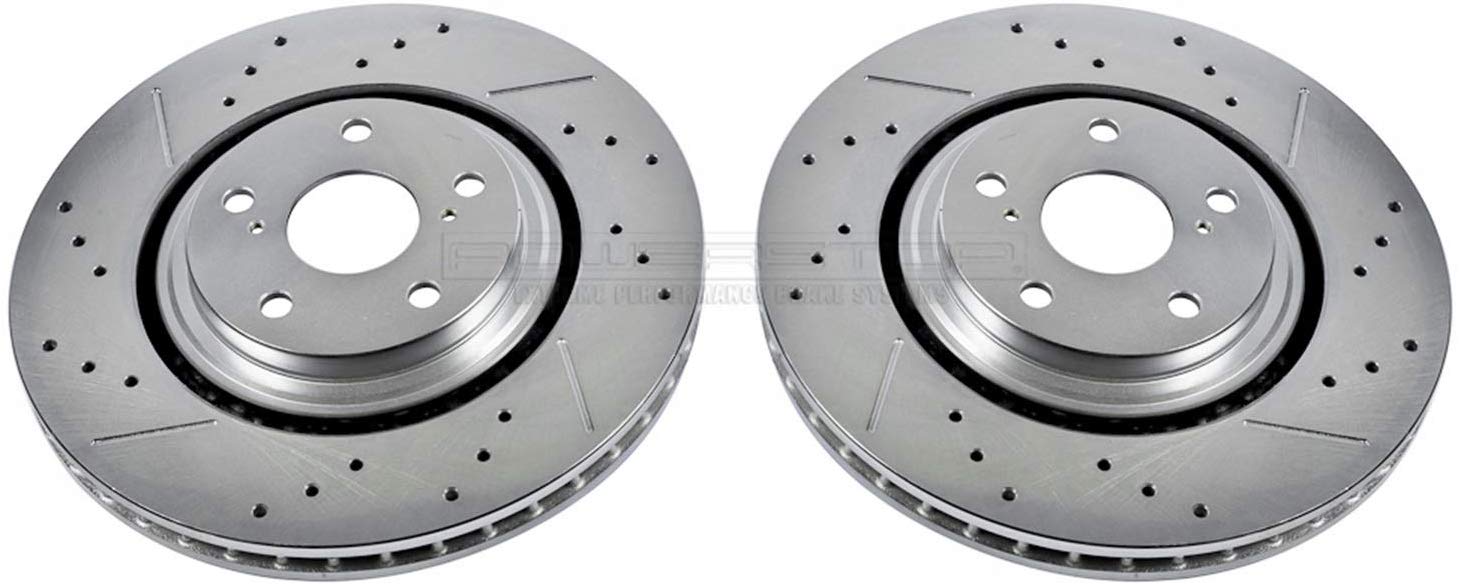 Power Stop JBR1310XPR Front Evolution Drilled & Slotted Rotor Pair