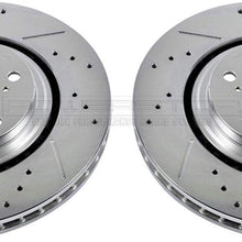 Power Stop JBR1310XPR Front Evolution Drilled & Slotted Rotor Pair