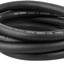 CURT 56601 Replacement 7-Pin RV Blade Trailer Wiring Harness Plug, 6-Foot Blunt-Cut Wires