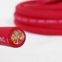 TEMCo WC0180-50' (25' Blk, 25' Red) 2 Gauge AWG Welding Lead & Car Battery Cable Copper Wire BLACK + RED | MADE IN USA
