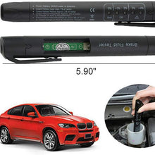 Brake Fluid Tester Pen Automotive Tools - SHGROUP Hydraulic Fluid Liquid Oil Moisture Analyzer Test Auto Brake Diagnostic Testing Tool for DOT3 DOT4 Brake Fluid - Black