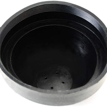 iJDMTOY (2) 95mm Rubber Housing Seal Caps Compatible With Headlight Install Xenon Headlight Kit, Aftermarket Headlamp or Retrofit