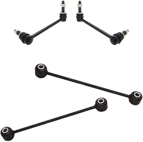 Detroit Axle - 4pc Front & Rear Stabilizer Sway Bar Links Replacement for 2005-2016 300 - [2008-2016 Dodge Challenger] - 2006-2016 Charger - RWD ONLY