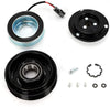 A/C AC Compressor Clutch Repair Kit for Nissan Rogue 2.5L 2008-2013 w/Plate Hub Pulley Bearing Coil