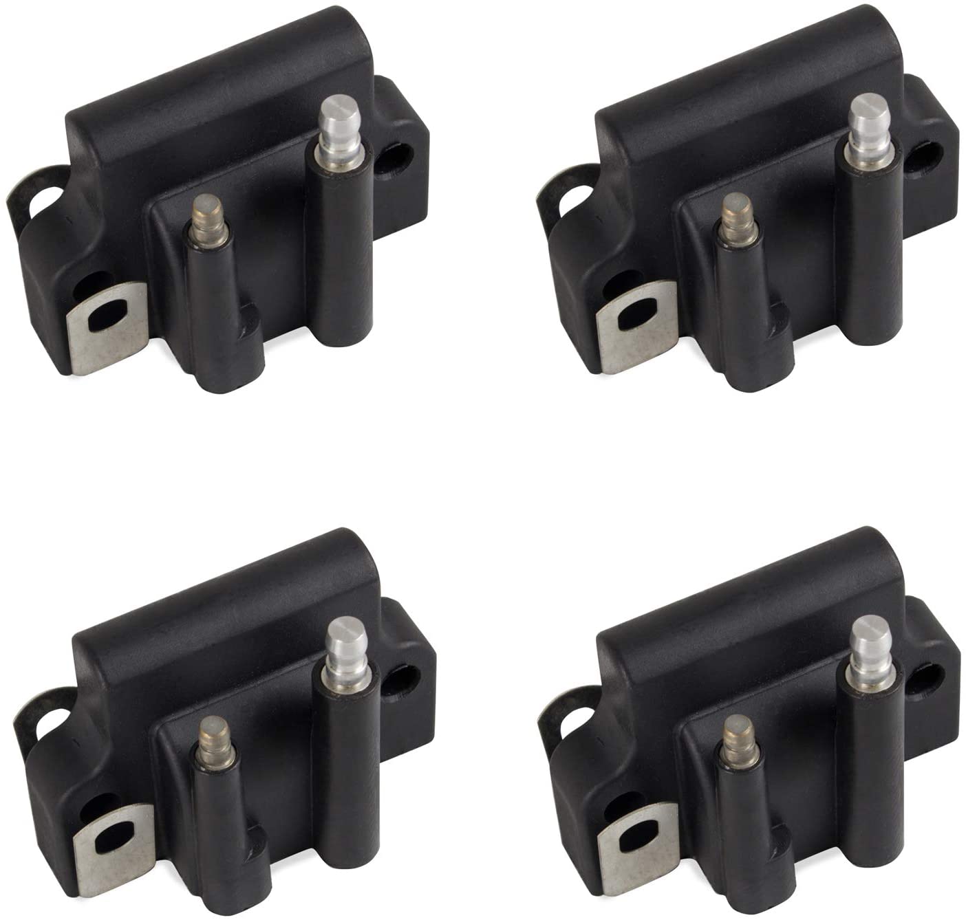 Tepeng 4 Pcs Ignition Coils compatible with Johnson Evinrude 4-300HP,Replace Part# 582508 18-5179 183-2508 (4 Pieces) (4 Pieces)