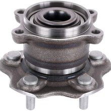 512535 Rear Wheel Bearing and Hub Assembly For 2017 Nissan Rogue 5-Lug AWD Model Only Non ABS 1 Pack
