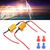 Headlight Decoder, 2Pcs Car LED Decoder Anti Hyper Flash No Error Wirewound Load Resistor 25W 25Ω