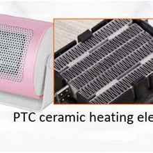 Zyyqt Small Desktop Heater, Mini Electric Heater Student Electric Heating Energy Saving 110 Degree Wide Angle Heating Area, Large Dormitory Office (Color : White)