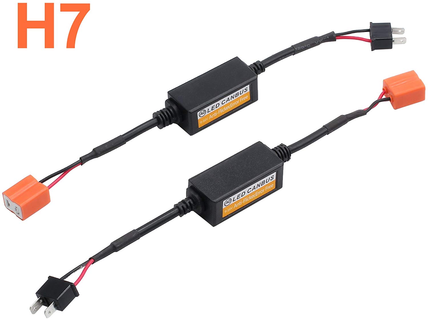 LiNKFOR 2 Packs LED Conversion Kit Canbus Error Free Resistor Headlight Canbus Error Free Anti Flickering Resistor Decoder for Ford Mazda Chevrolet Citroen Nissan