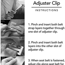 Seatbelt Adjusting Clips (Pack of 2)