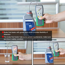 Suuonee Brake Fluid Tester, Portable LED Display Automotive Brake Fluid Tester Oil Inspection Goose Neck Detector (DY23)
