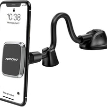 Mpow Car Phone Mount, Dashboard Windshield Car Phone Holder with Long Arm, Strong Sticky Gel Suction Cup, Anti-Shake Stabilizer Compatible iPhone 11 pro/11 pro max/XS/XR/X/8/7,Galaxy, Moto and More