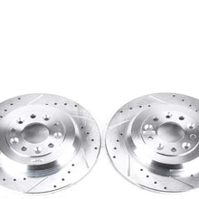 Power Stop AR8180XPR Rear Evolution Drilled & Slotted Rotor Pair