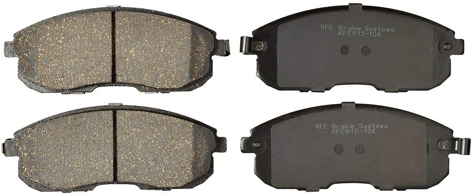 KFE Ultra Quiet Advanced KFE815-104 Premium Ceramic FRONT Brake Pad Set