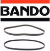 BANDO Belt Set Replacement for Honda Prelude 1997 1998 1999 2000 2001 Alternator/Air Conditioner-Power Steering Belt Set(2 belts) BANDO 4PK1020 6PK1045