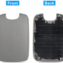 VANJING Center Console Lid Armrest Replacement Cover Compatible for 2008 2009 2010 2011 2012 Honda Accord Center Console Cover (Gray)