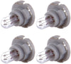 cciyu 4 Pack 12V Ice Blue T4 Neo Wedge Halogen Bulb A/C Climate Control Light Bulbs