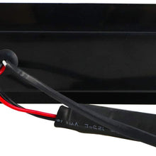 High Mount Stop Tail Light Assembly，Rear Roof Center LED Third 3rd Brake Cargo Light Replacement for 2004-2012 Chevy Colorado，2004-2012 GMC Canyon (Black Housing Smoke Lens)