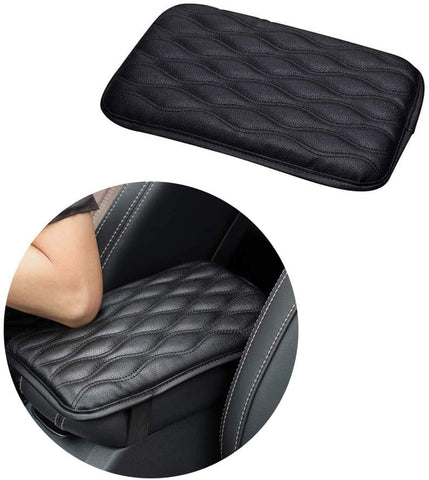 WeTest Premium Car Center Console Cover Armrest Pads for Most Vehicle,Car Waterproof Center Console Protector Cover (Black)
