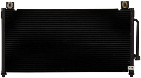 VioletLisa All Aluminum Air Condition Condenser 1 Row Compatible with 1995-1998 Protege 1.5L 1995-1998 Protege 1.8L L4 Without Oil Cooler