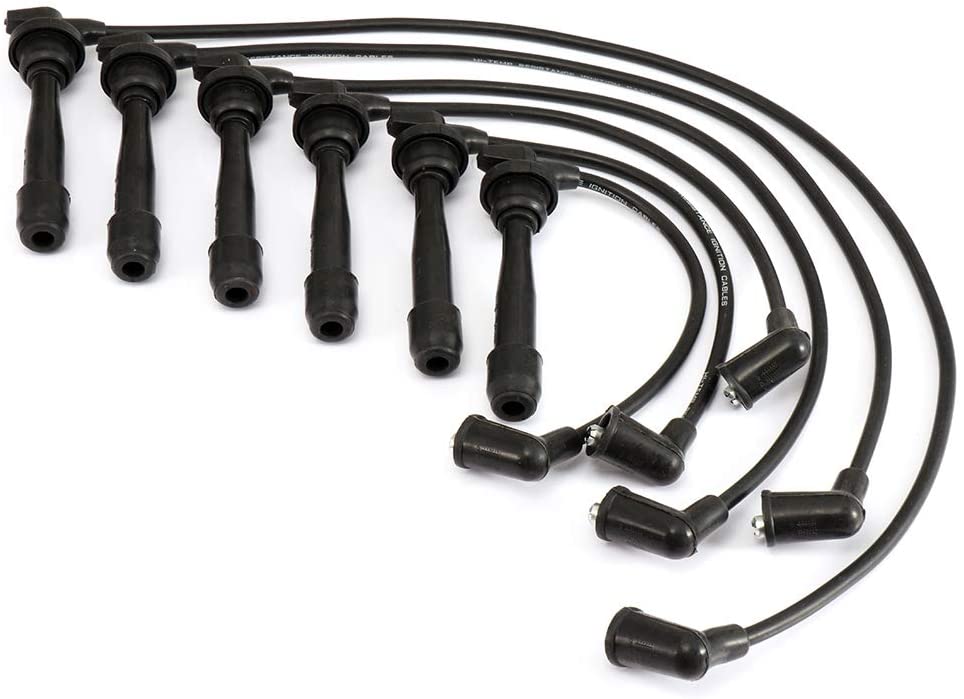 OCPTY New Set of 6 Spark Plug Ignition Wires Fit for Hyundai Santa Fe/Sonata/Tiburon Kia Magentis/Optima 1999-2007