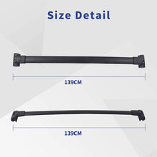 Ai CAR FUN US Stock Cross Bars Roof Rack Fit for 2011-2020 Jeep Grand Cherokee Black