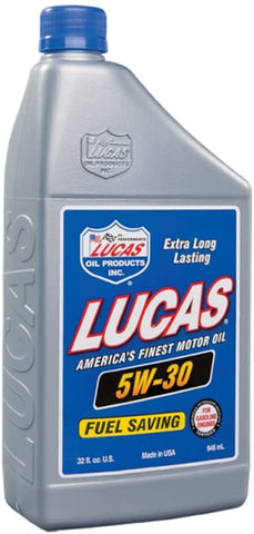 Lucas Oil 10474 SAE 5W-30 Motor Oil - 1 Quart Bottle