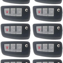OCPTY 10X Uncut Keyless Entry Remote Control Key Fob Transmitter Replacement fit for 14-18  Nissan Rogue ADP12548301S