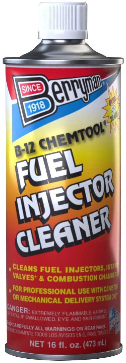 Berryman Products 1126 B-12 Chemtool Thru-Rail Fuel Injector Pour-in Cleaner, 16-Ounce