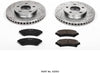 Power Stop K2553 Front Brake Kit with Drilled/Slotted Brake Rotors and Z23 Evolution Ceramic Brake Pads