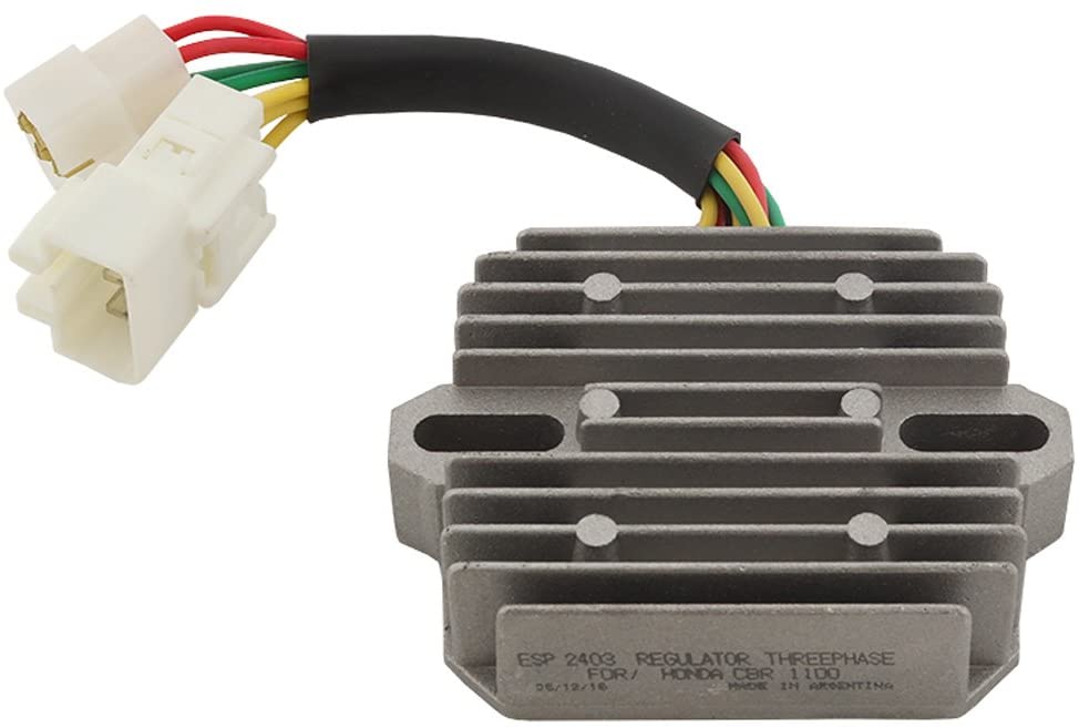 New Voltage Regulator/Rectifier 12-Volt Compatible with/Replacement For: Honda Cbr1100 31600-Mat-E01, Esp2403