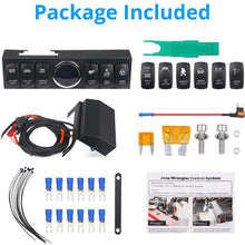 WATERWICH 6 Toggle Switch Panel Pod Overhead and Source Control System Box Wiring Harness Kit with 12 Switch Covers & a Switch Clip Remover for Jeep Wrangler JK JKU 2007-2018 (6-Switch pod)…