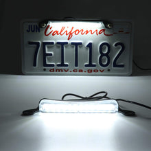 LivTee Extremely Bright License Plate Frame LED License Plate Lights Lamp, Xenon White(6000K)