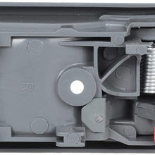 AUTEX 2pcs Gray Interior Door Handles Compatible with Toyota Tacoma 1995-2000 Door Handle Compatible with Toyota Tercel Pickup 4Runner Corolla 87-95 Door Handle Front/Rear Left Right