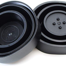 iJDMTOY (2) Universal Sealed Rubber Housing Caps For Headlight Install Xenon Headlight Kit, LED Headlights Bulbs, Aftermarket Headlamp Retrofit, etc