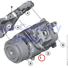 BMW Genuine Magnetic Clutch Compressor Air-Conditioner Compressor X6 35iX 740i 740Li