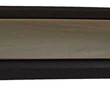 Dorman 79824 Front Driver Side Exterior Door Handle with Keyhole for Select Hyundai Models, Black Handle with Chrome Insert