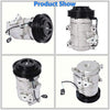 labwork AC Compressor & A/C Clutch CO 10736C Replacement for Acura MDX 3.5L 2003-2006 Honda Odyssey Pilot Ridgeline 3.5L 2005-2008