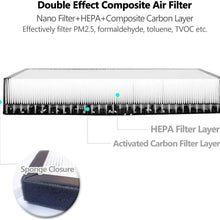 XTechnor Tesla Model 3 Model Y Air Filter HEPA 2 Pack with Activated Carbon Tesla Air Conditional Replacement Cabin Air Filter