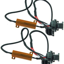 2X - New 7440 7443 LED Canbus Error Free Load Resistor Wiring Harness Lamp Decoder