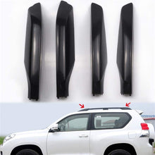 WNHSNM for Toyota Land Cruiser Prado J150 2010-2018 Car Roof Rails Rack End Cap Protection Cover Rail End Shell Replacement 4pcs (Color : Black)