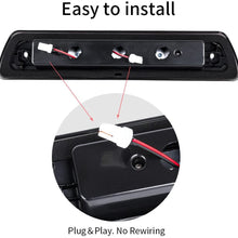 Third Brake Light/Reverse Light Smoked For 2009-2014 Ford F150 Power Saving Waterproof, 1 Year Warranty