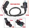 TRX300 Ignition Coil with 4929 DPR8EA9 Spark Plug for Honda TRX 300 FourTrax 1988 1989 1990 1991 1992 1993 1994 1995 1996 1997 1998 1999 2000